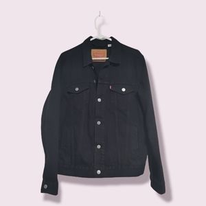 Black denim jacket
